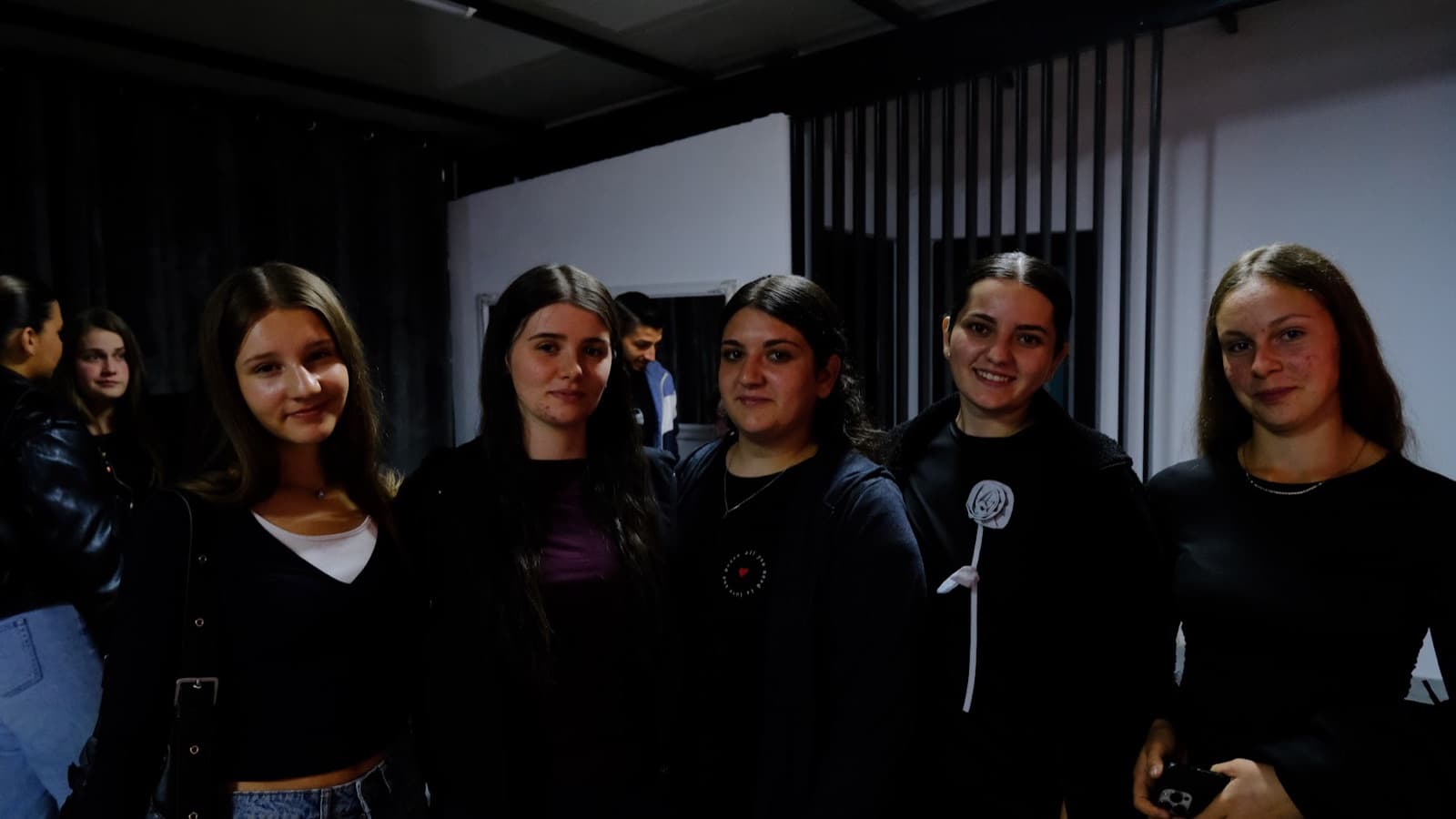 Tinerii, la finalul serii